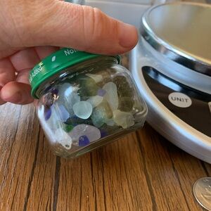 assorted colors seaglass